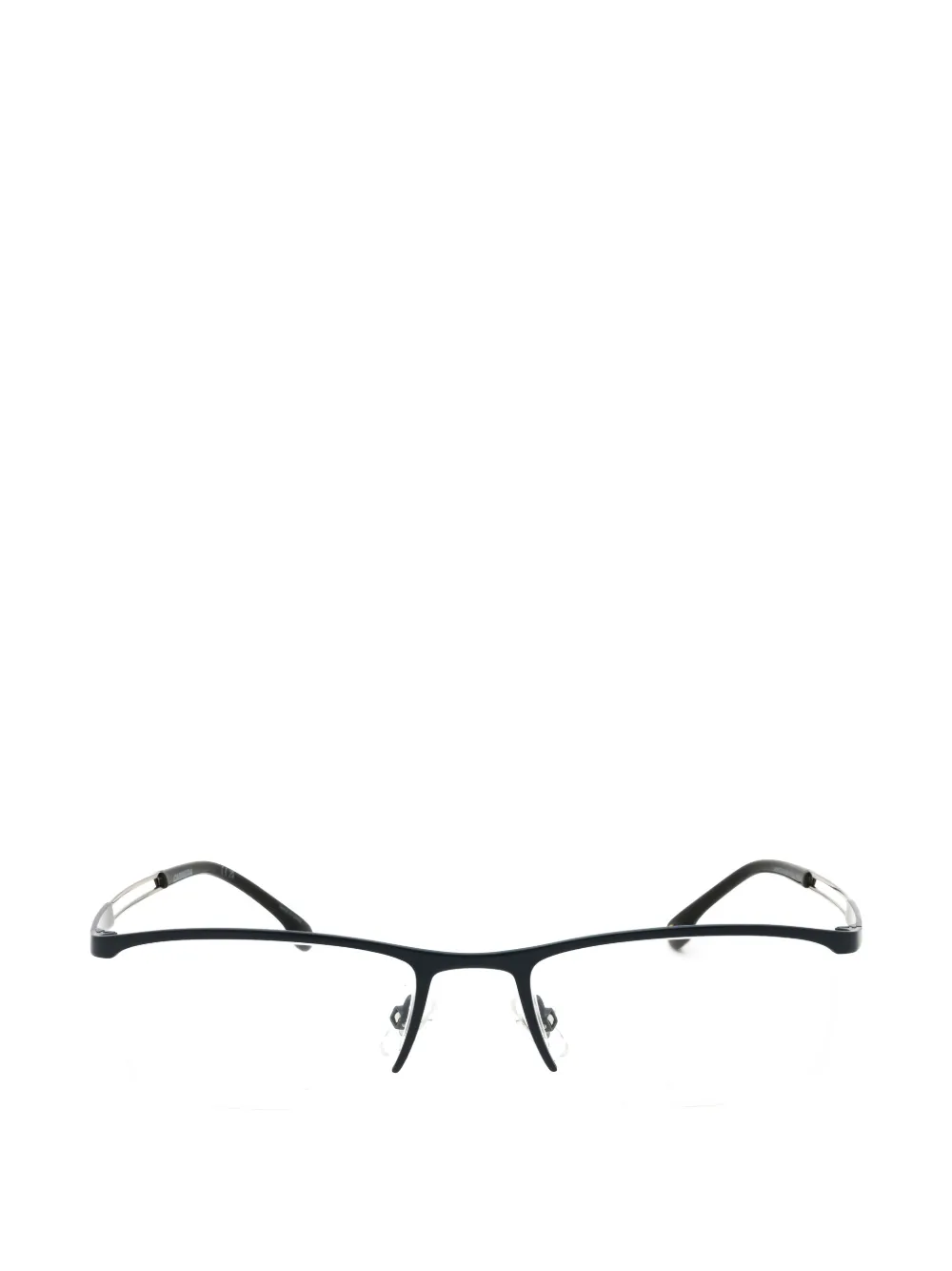 Carrera rectangle-frame semi-rimless glasses - Nero