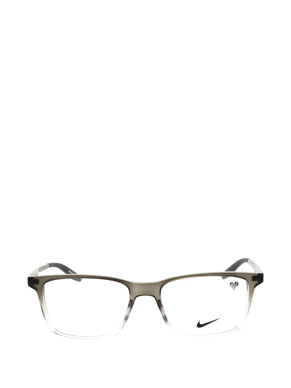 Nike rectangle-frame glasses | Grey | Image 1