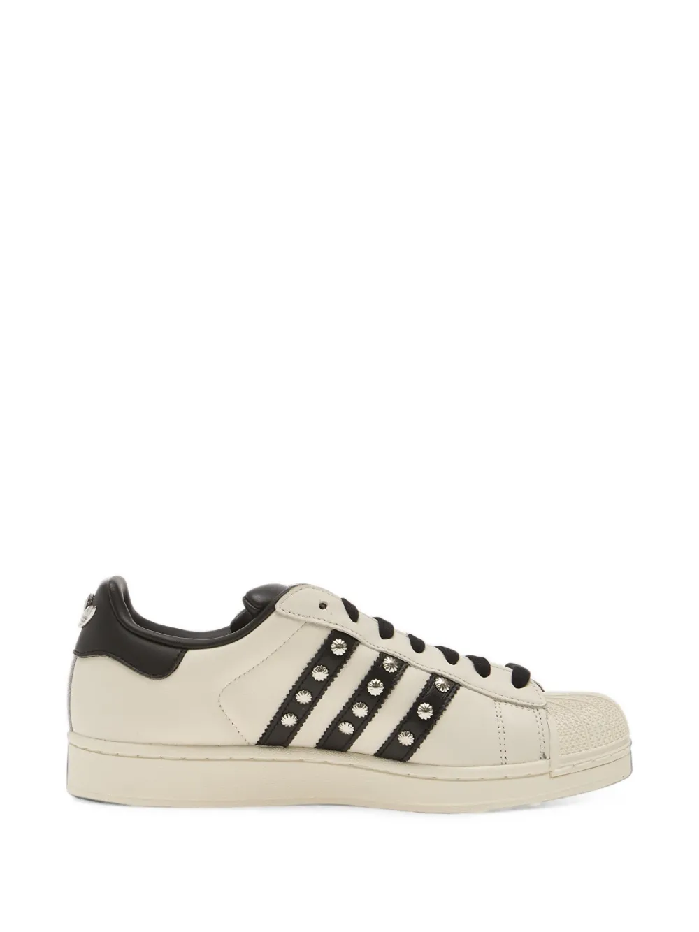 adidas Superstar II studded leather sneakers - Toni neutri