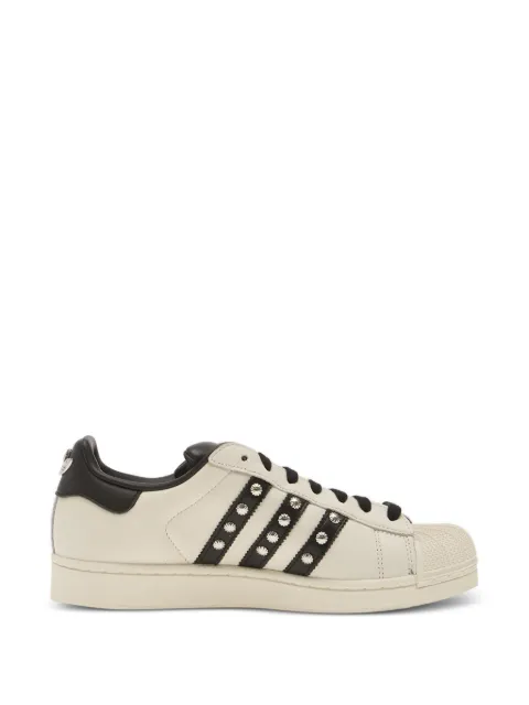 adidas Superstar II studded leather sneakers