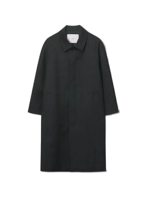 DUNST checked H-Line coat
