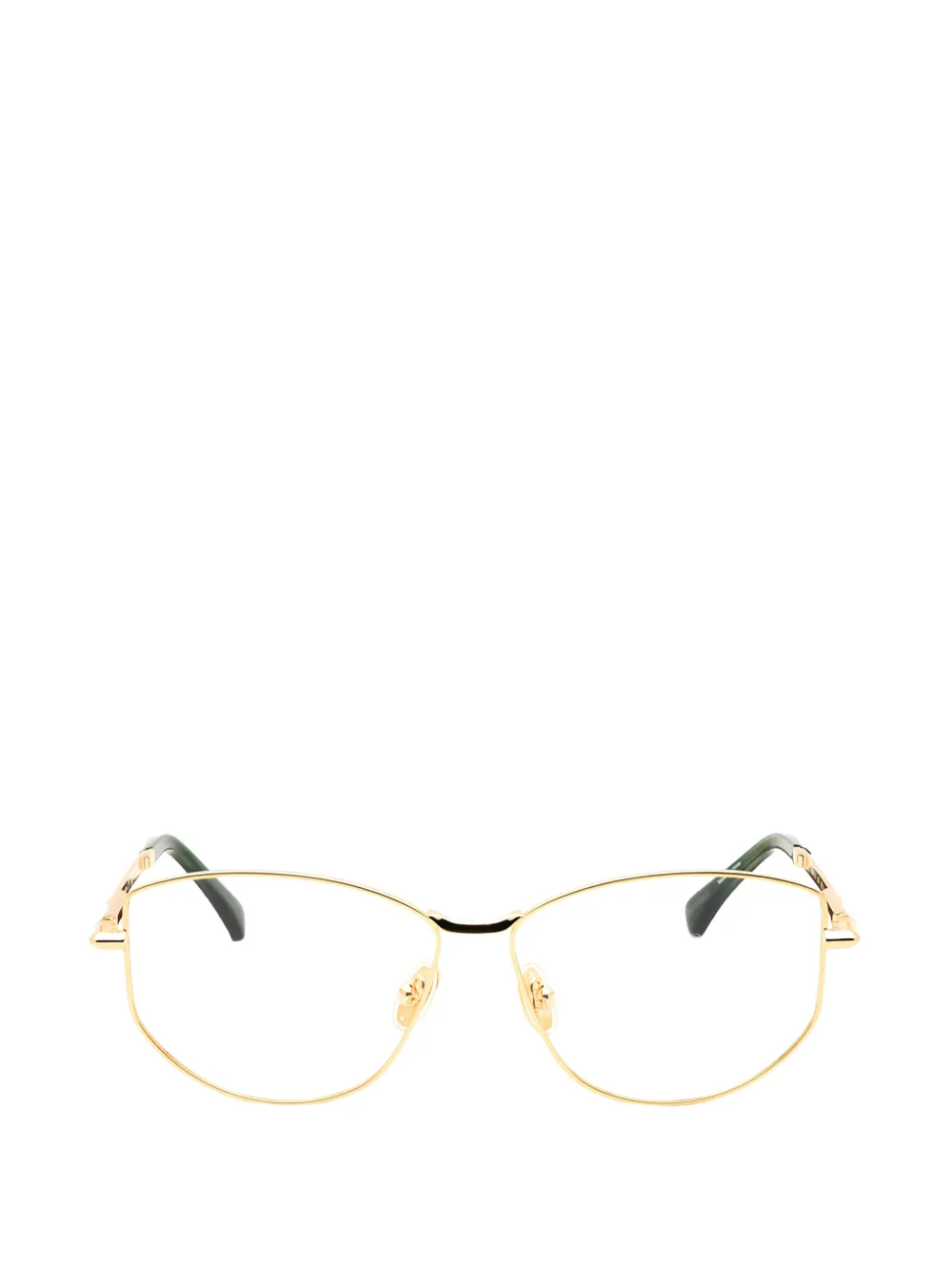 Max Mara geometric-frame glasses - Oro