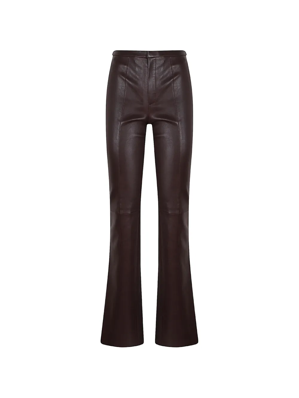 Stouls Icham flared leather trousers - Rot