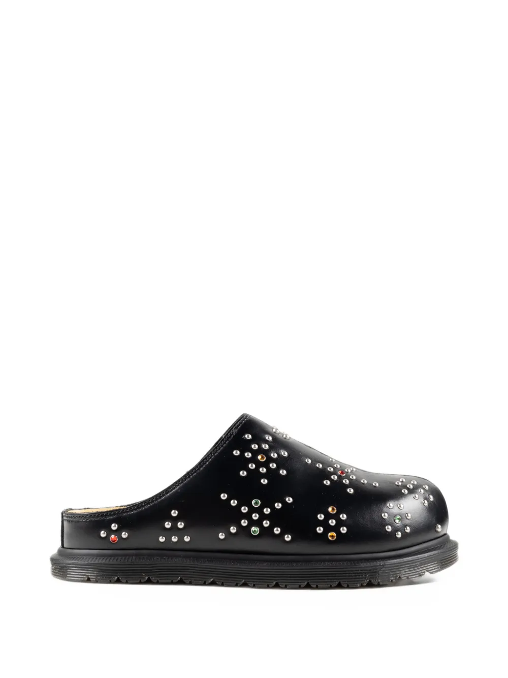 Dr. Martens sAN stud-embellished leather mules