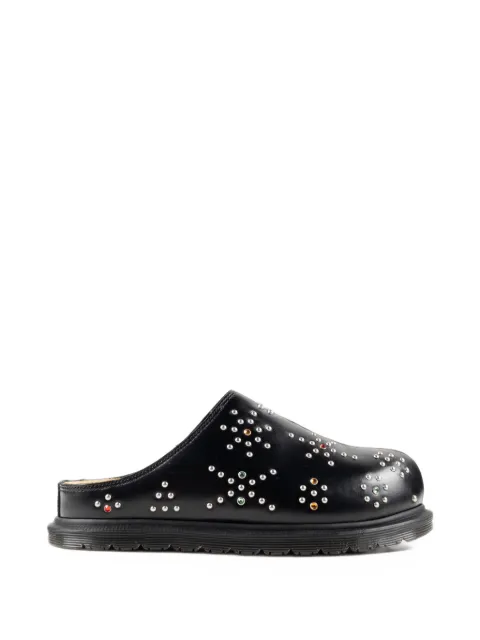 Dr. Martens sAN stud-embellished leather mules