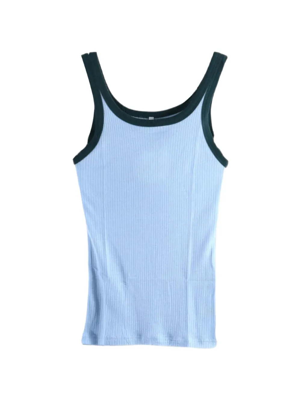 Baserange Racer ribbed-knit tank top - Bleu