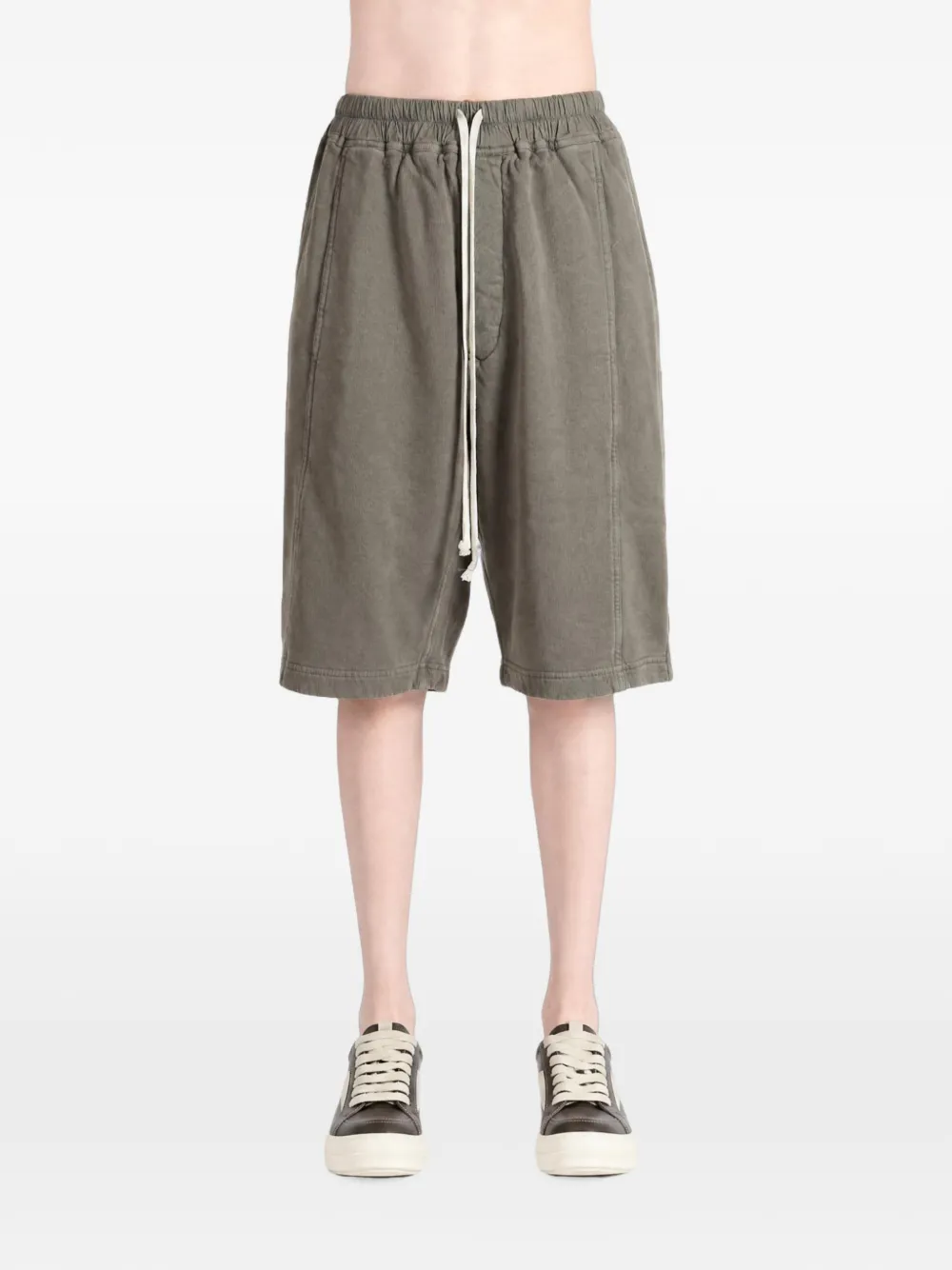 Rick Owens DRKSHDW Shorts met trekkoordtaille Grijs