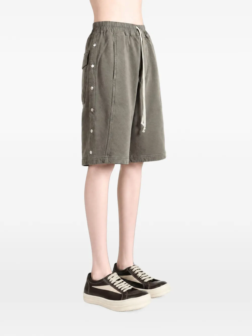 Rick Owens DRKSHDW Shorts met trekkoordtaille Grijs