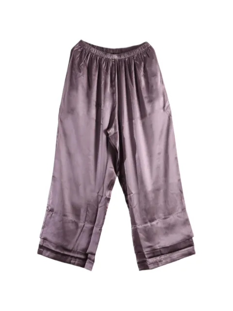 Baserange pantalones Pama de seda y tiro alto