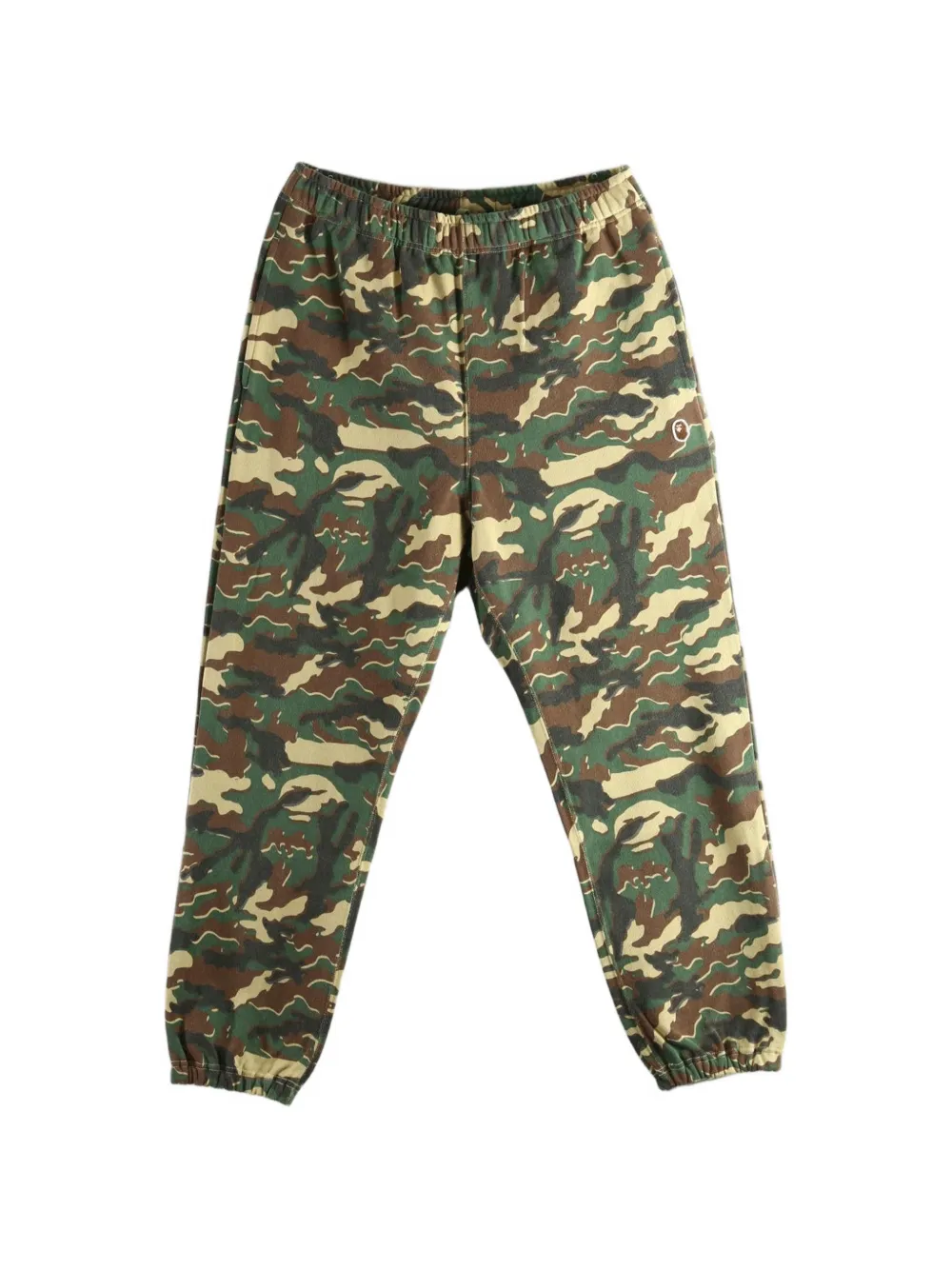 A BATHING APE® camouflage-print track pants - Grün