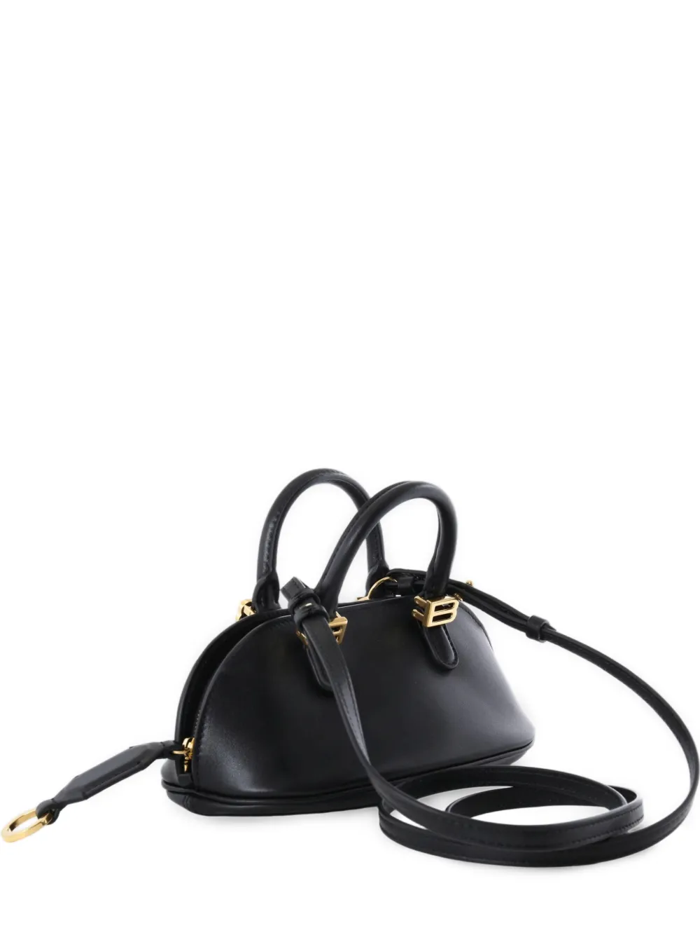 Balenciaga nano Bolero logo-plaque leather tote bag