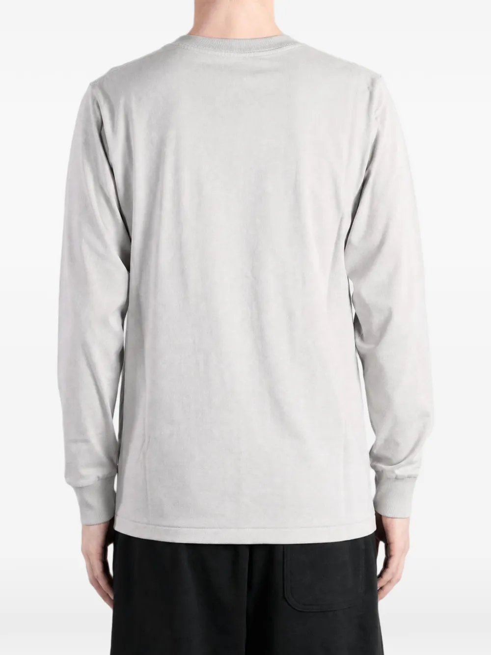 A BATHING APE head T-shirt Grijs
