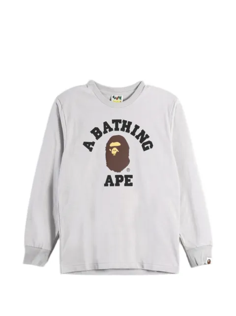 A BATHING APE® playera con motivo Ape Head