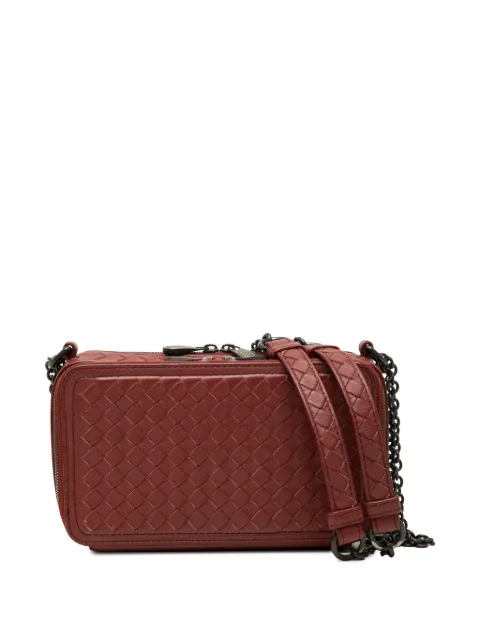 Bottega Veneta Pre-Owned 2012-2026 Nappa Intrecciato Double Zip shoulder bag