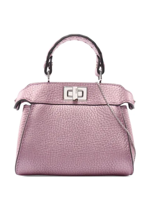 Fendi Pre-Owned 2000-2010 Nano Nappa Peekaboo satchel