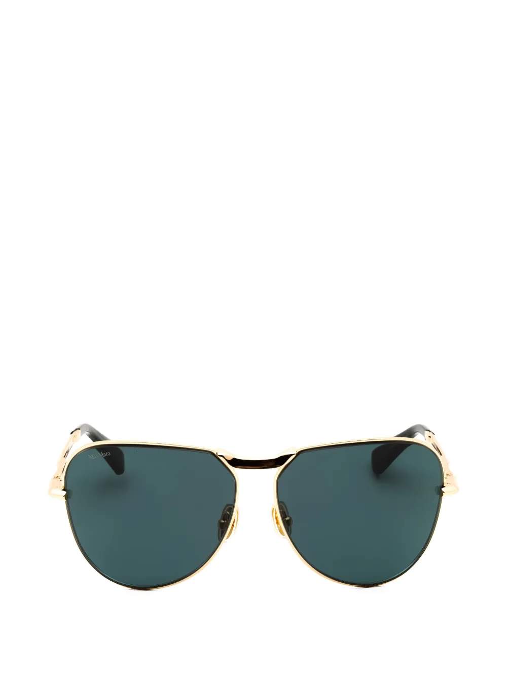 Max Mara pilot-frame sunglasses - Or Max Mara pilot-frame sunglasses - Or
