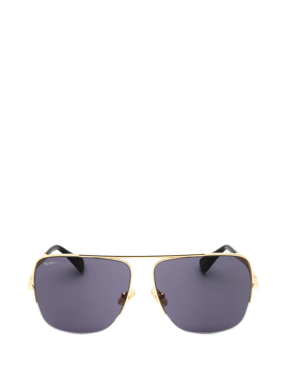 Max Mara Eyewear semi-rimless geometric-frame sunglasses