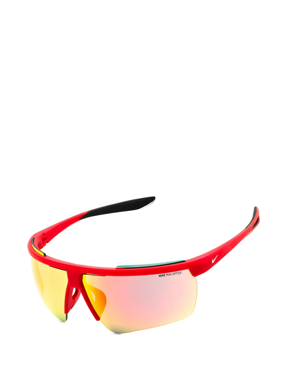 Nike Zonnebril met schild montuur Rood