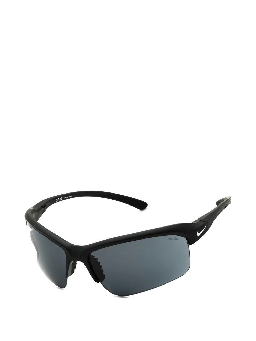 Nike Skylon Rise semi-rim sunglasses Zwart