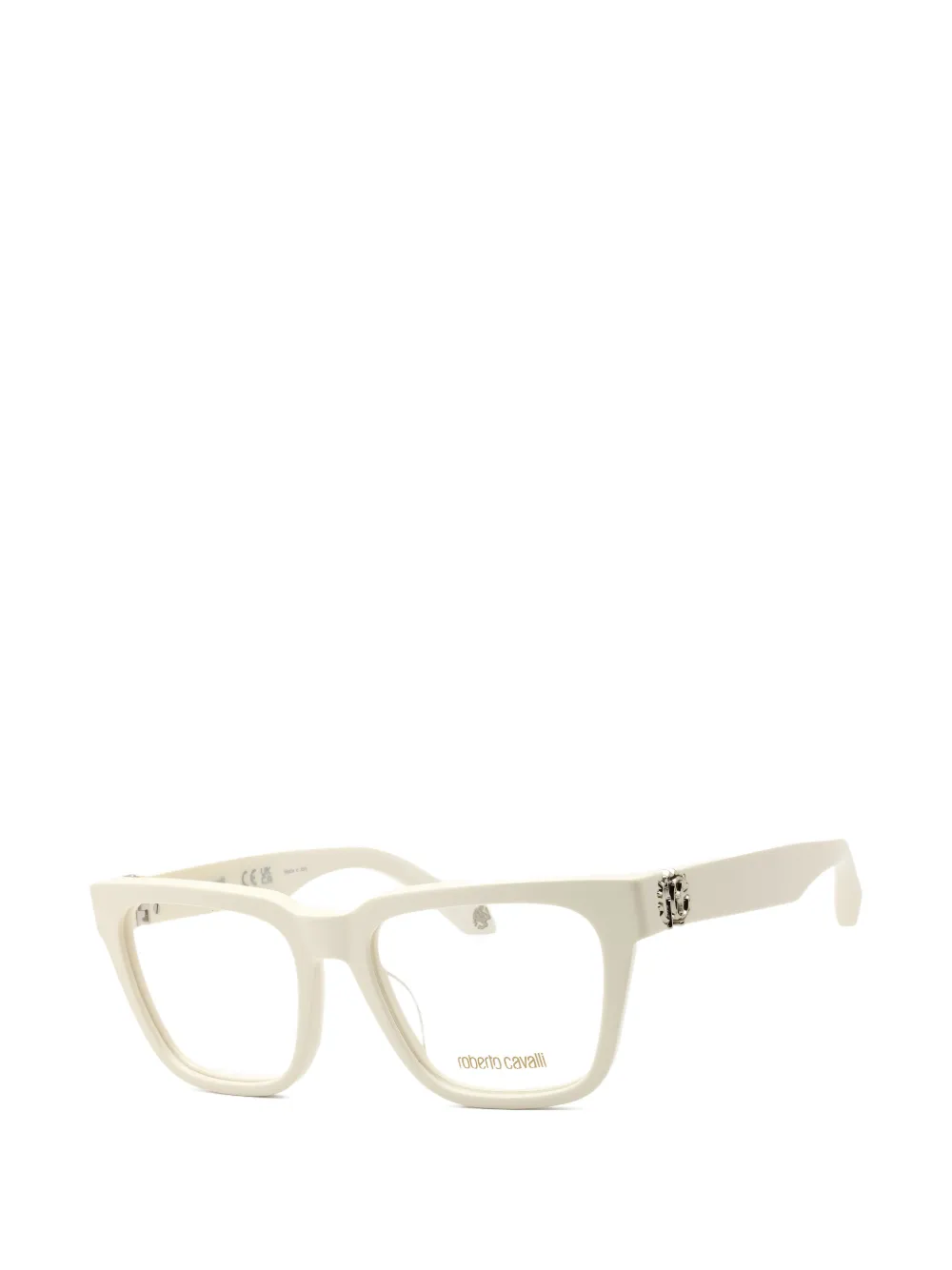 Roberto Cavalli Bril met vierkant montuur Beige