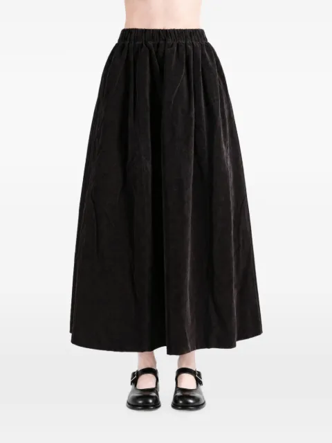 Casey Casey Ghosty corduroy elasticated midi skirt