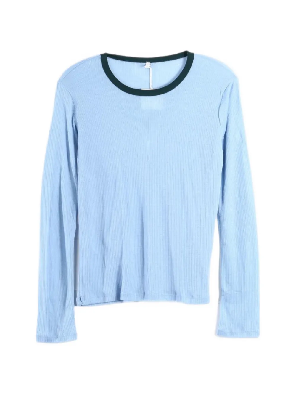 Baserange Racer ribbed long-sleeve T-shirt - Bleu