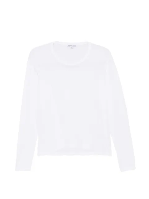 James Perse Klassisches Langarmshirt
