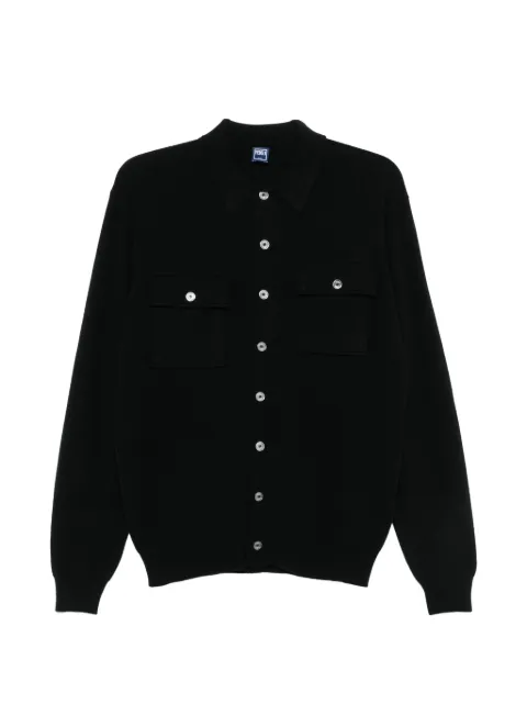 Fedeli button-up chest-pocket cardigan