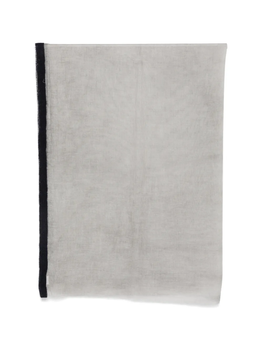 Faliero Sarti Toffy contrast-trim scarf - Grigio