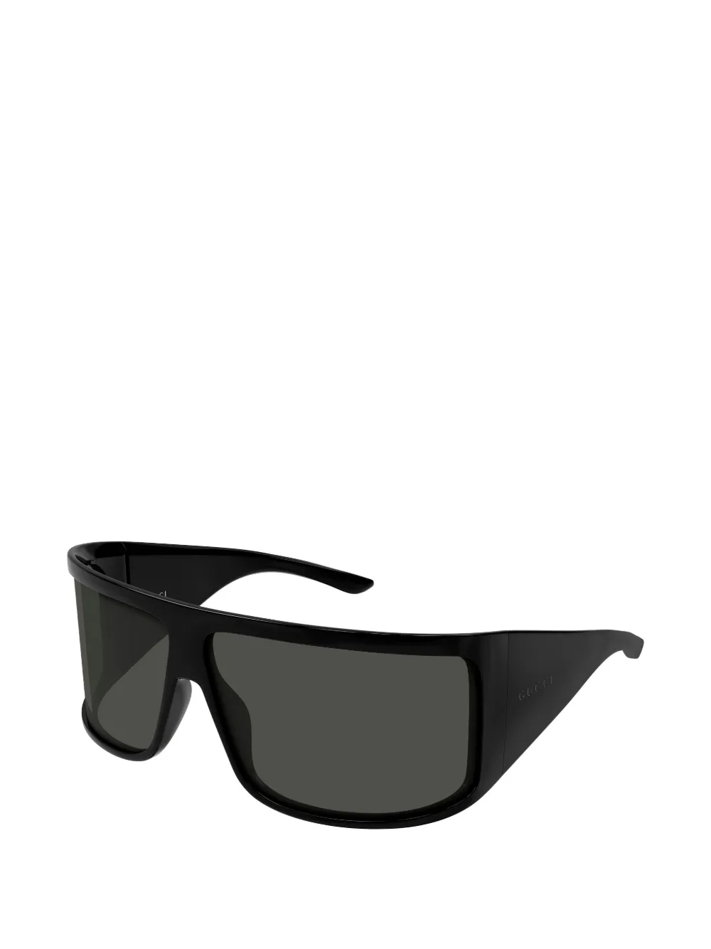 Gucci Eyewear Mask zonnebril met geometrisch montuur Zwart