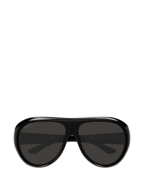 Gucci Eyewear logo-detail pilot-frame sunglasses