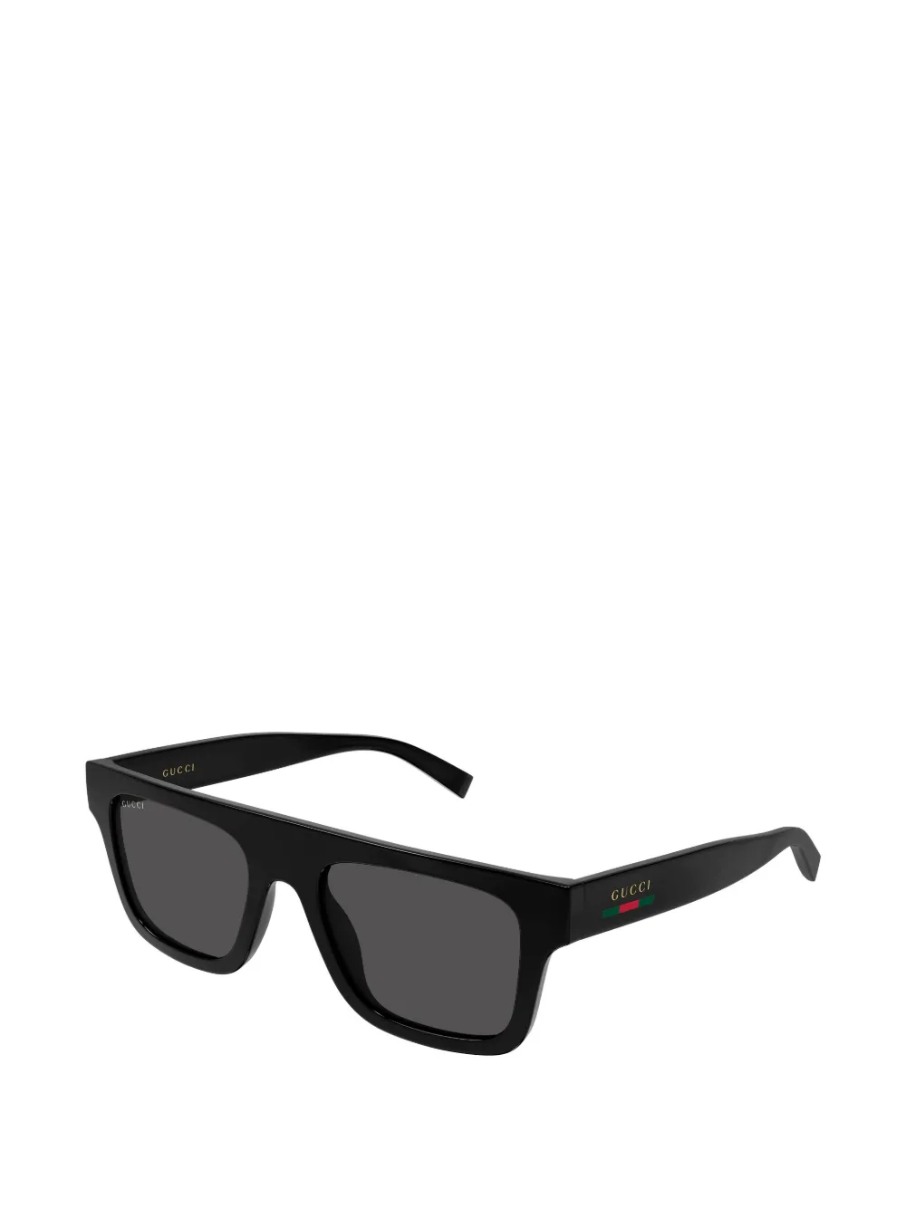 Gucci Eyewear Zonnebril met vierkant montuur Zwart