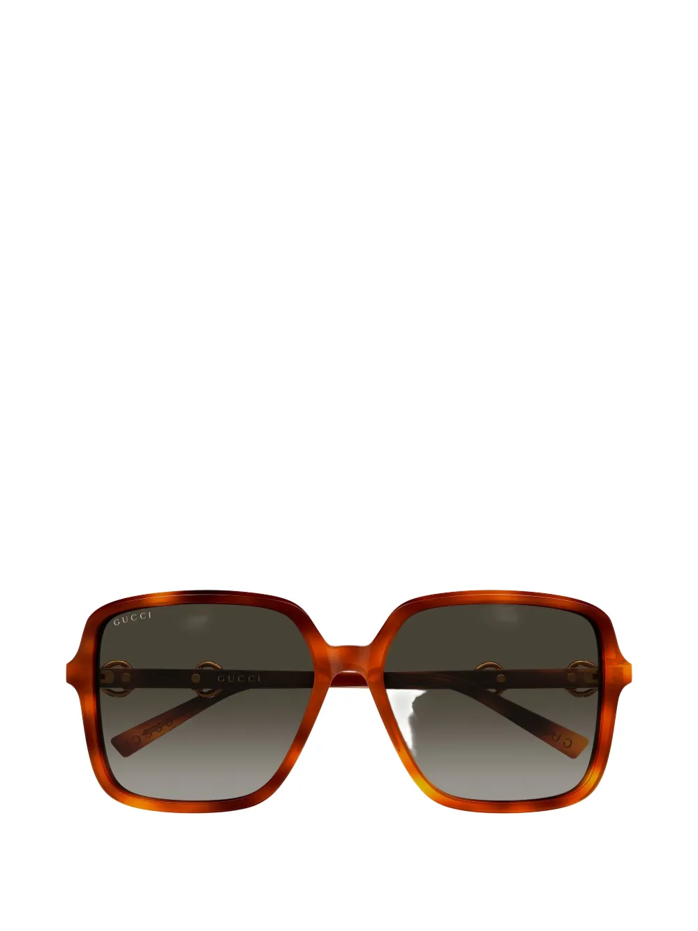 Gucci Eyewear Horsebit square-frame sunglasses