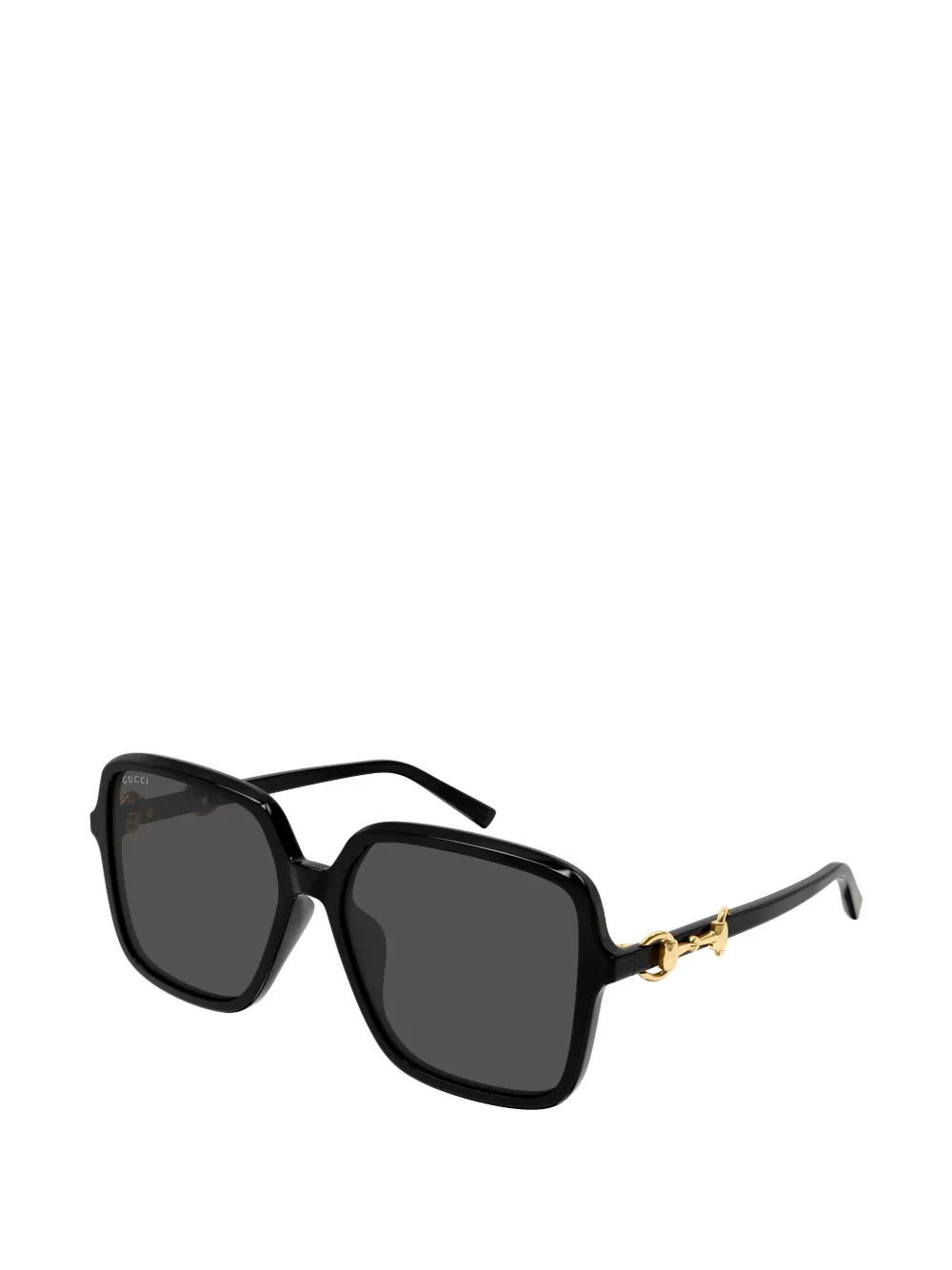 Gucci Eyewear Zonnebril met vierkant montuur Zwart
