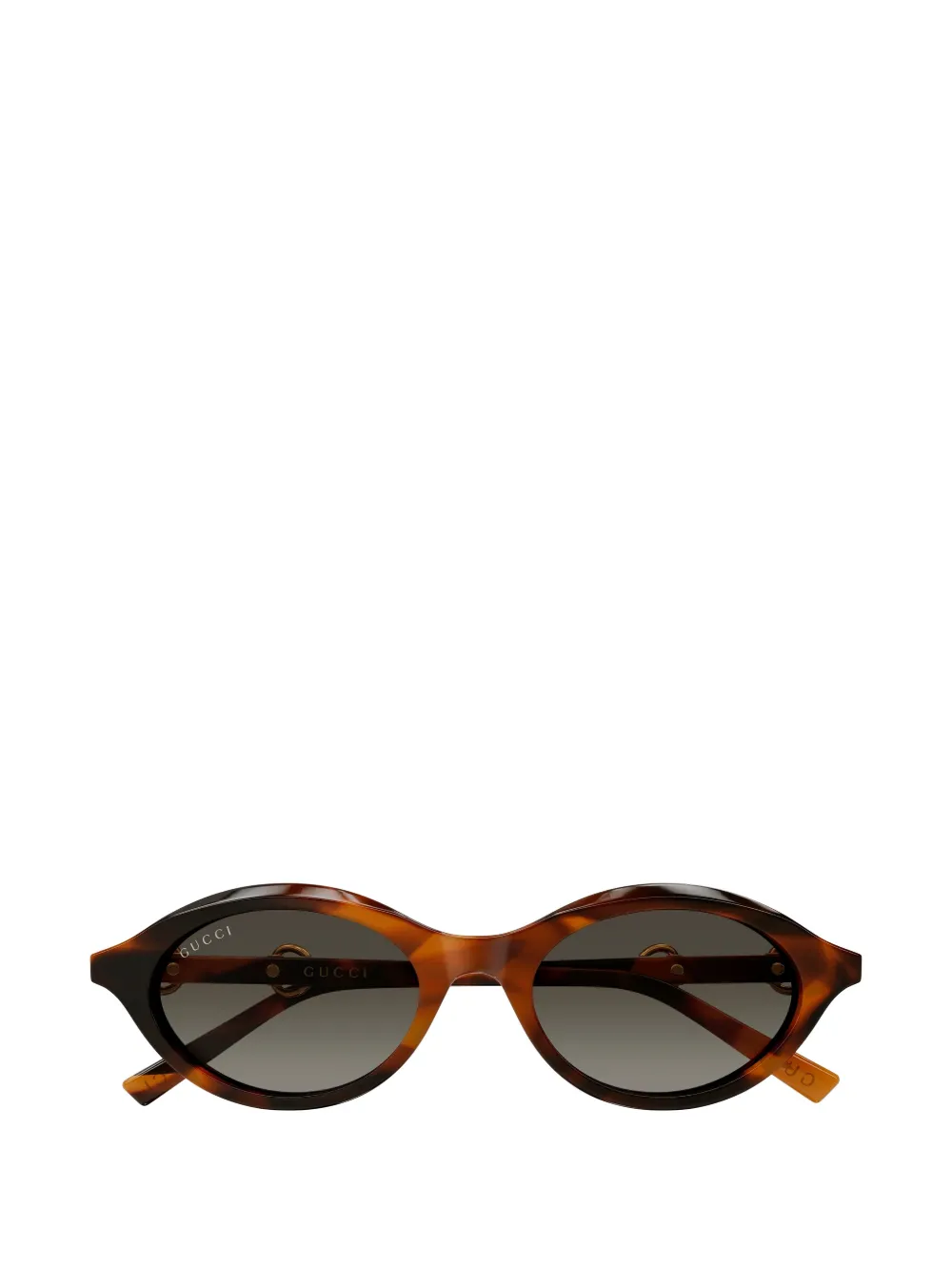 Gucci Eyewear Horsebit oval-frame sunglasses