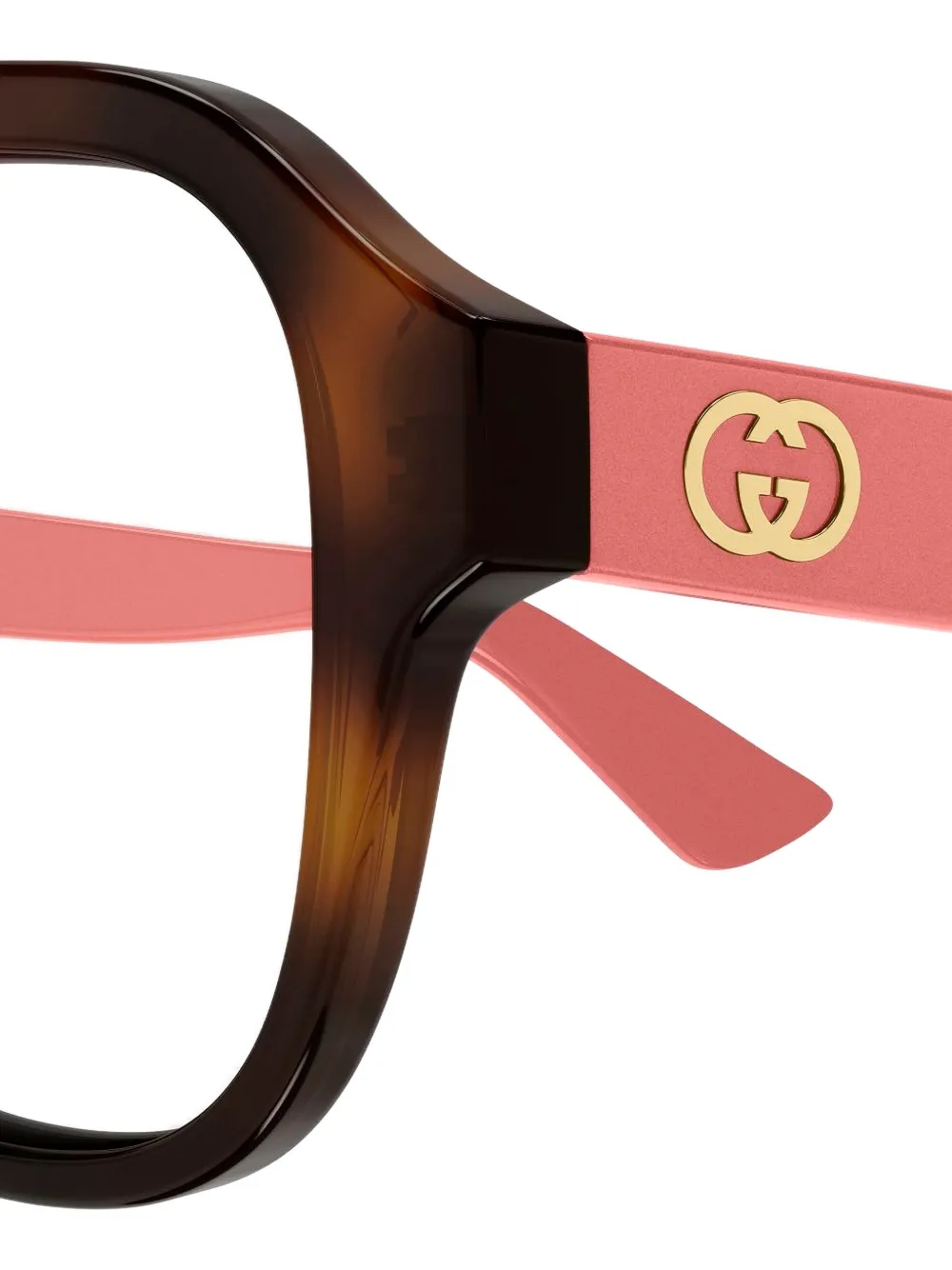 Gucci Eyewear Zonnebril met piloten montuur Bruin