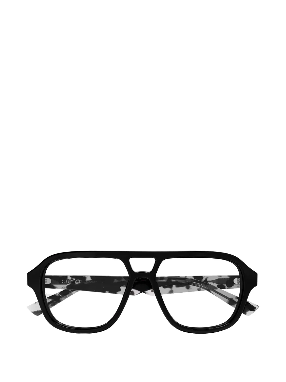 Gucci Eyewear pilot-frame tortoiseshell-effect glasses