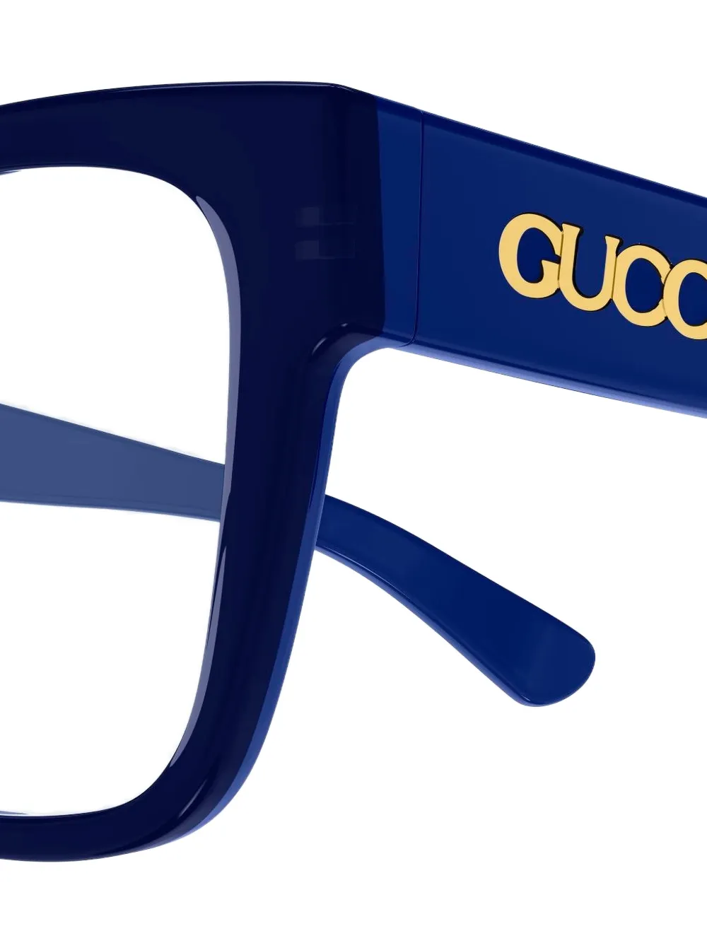 Gucci Eyewear Bril met vierkant montuur Blauw