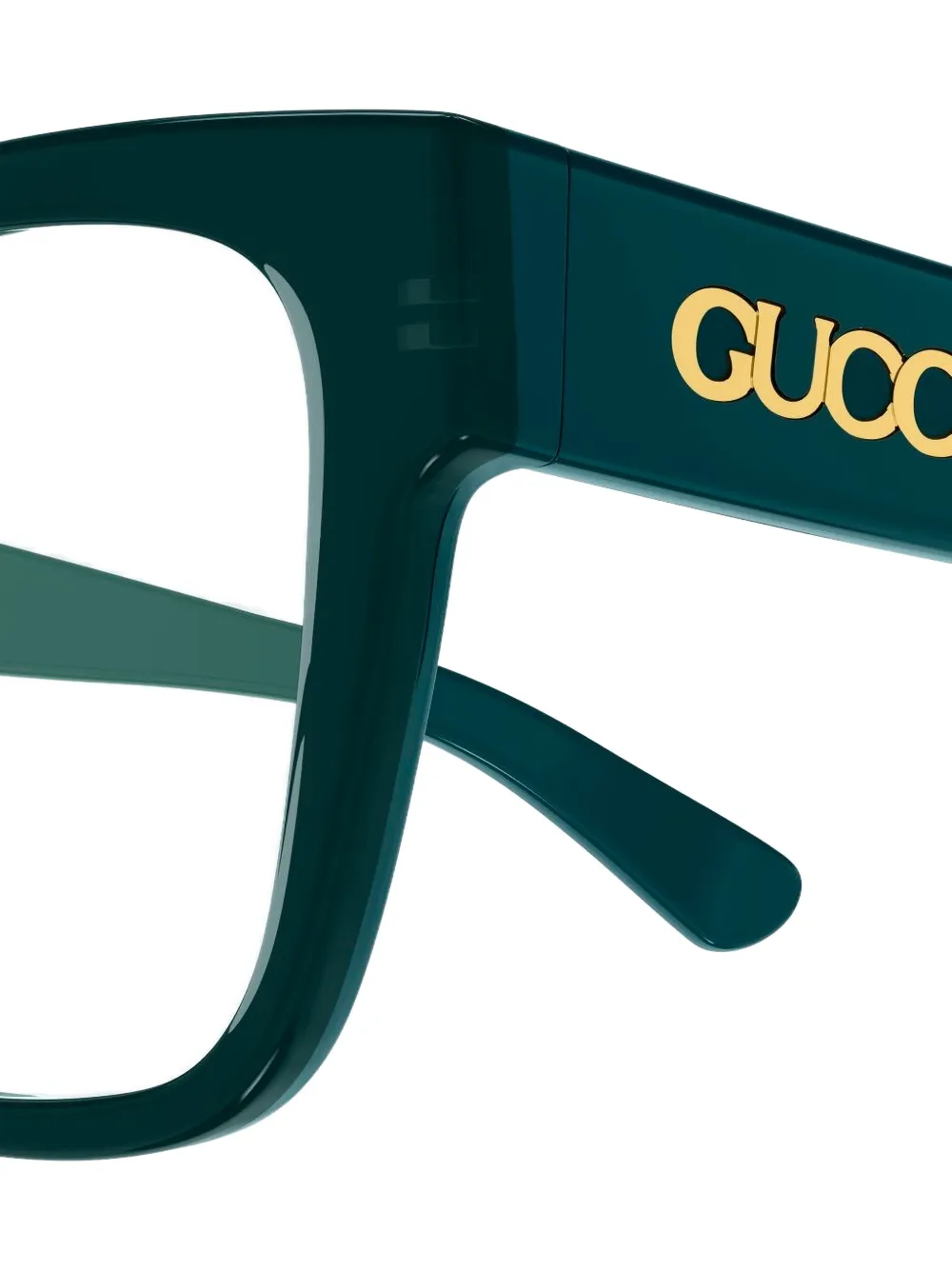 Gucci Eyewear Bril met vierkant montuur Groen