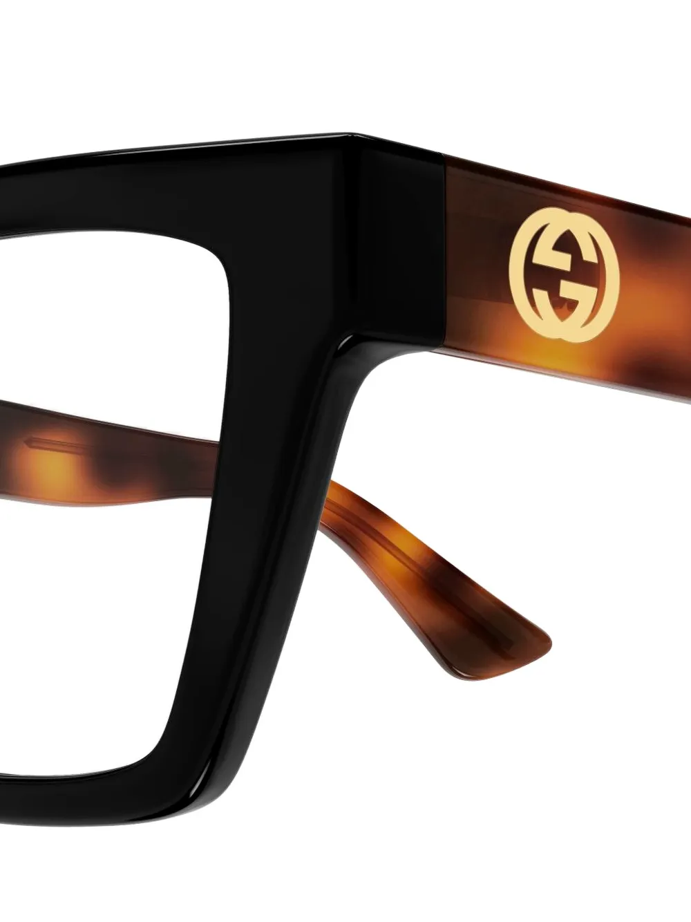 Gucci Eyewear Bril met cat-eye montuur Zwart