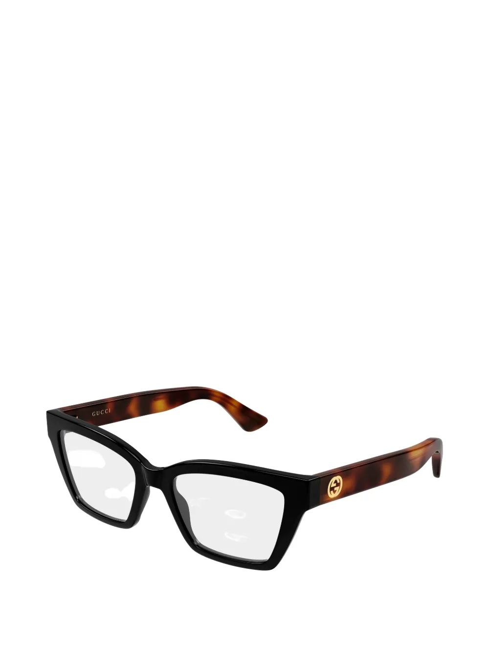 Gucci Eyewear Bril met cat-eye montuur Zwart