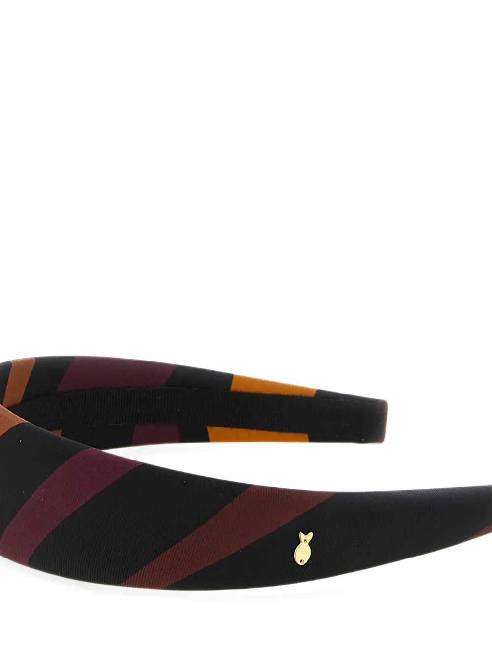 PUCCI Zijden haarband met Marmo-print Zwart