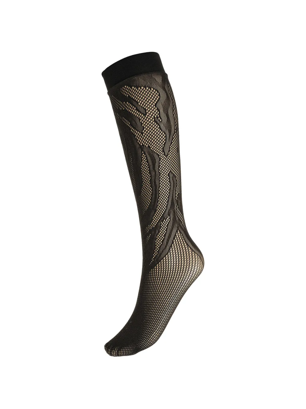 Wolford Rosebloom mesh stockings