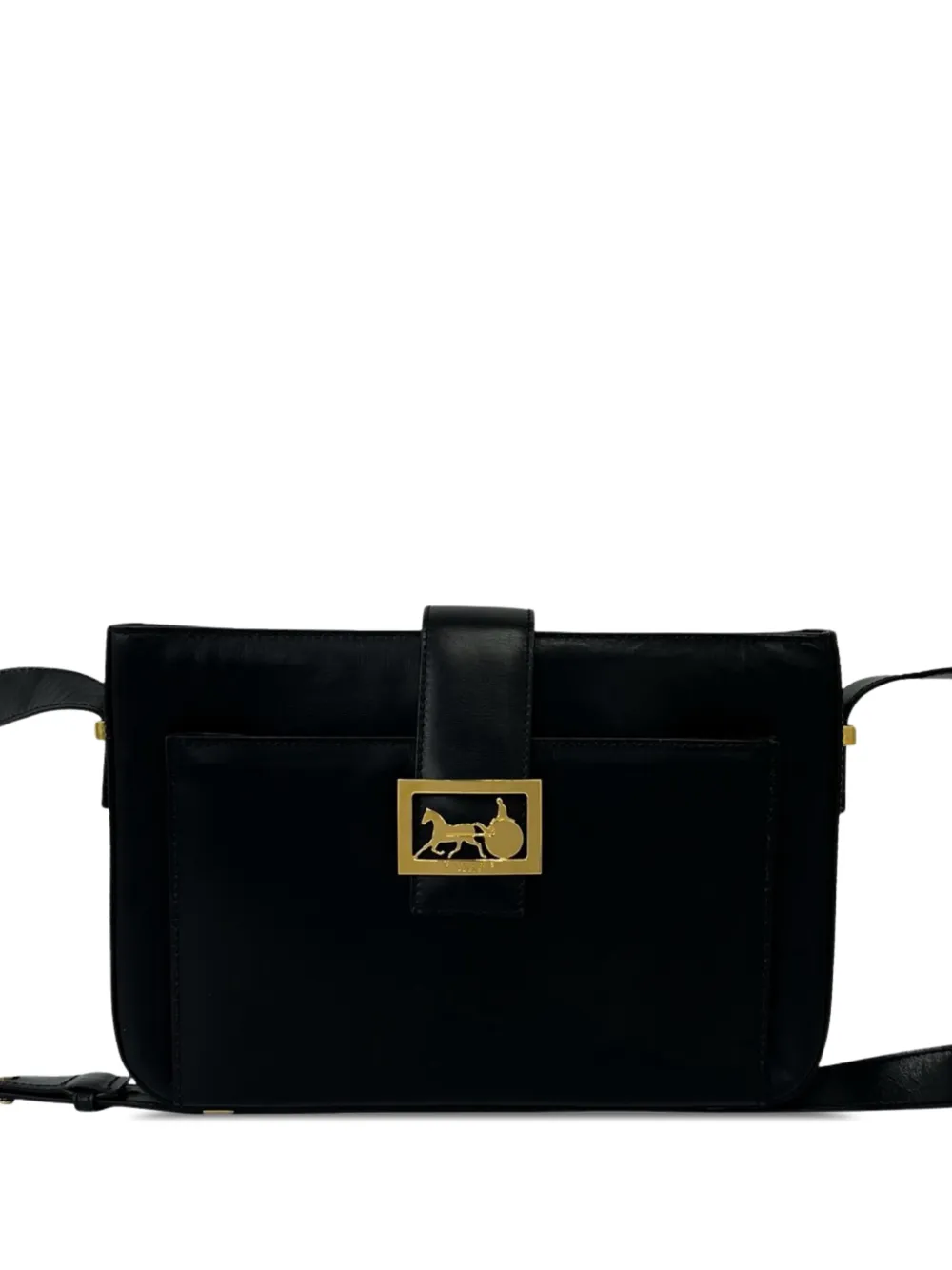 Celine Pre-Owned 1997 Horse Carriage Schultertasche - Schwarz