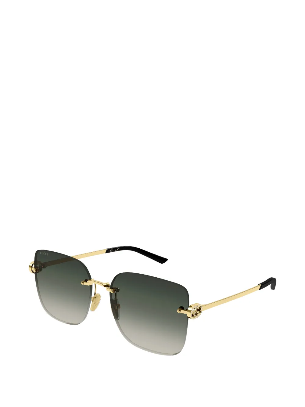 Gucci Eyewear logo-detail crystal-embellished sunglasses