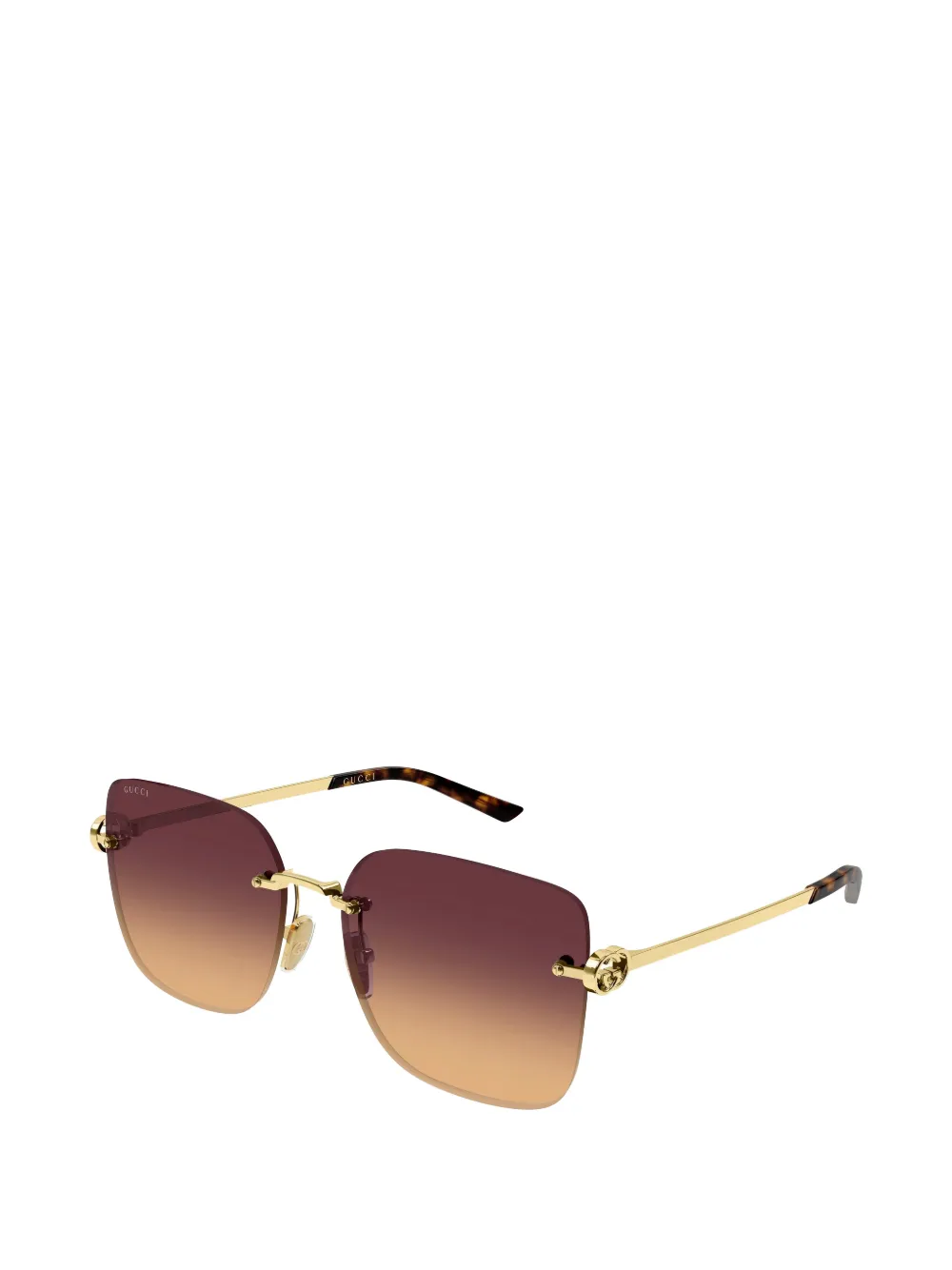 Gucci Eyewear logo-detail square-frame sunglasses