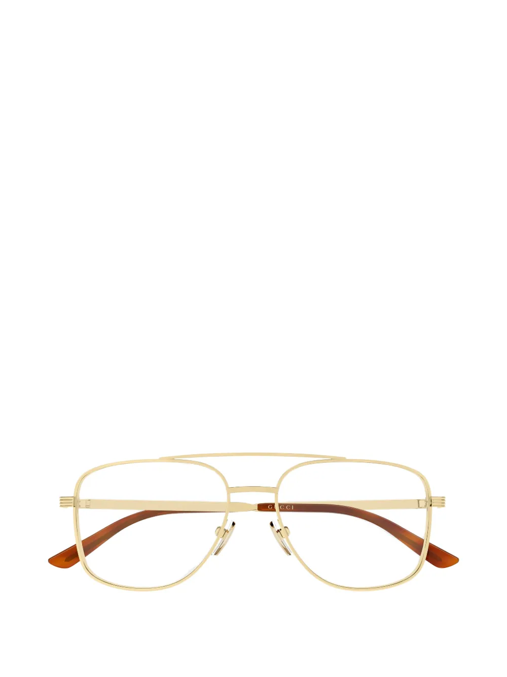 Gucci Eyewear pilot-frame glasses - Oro