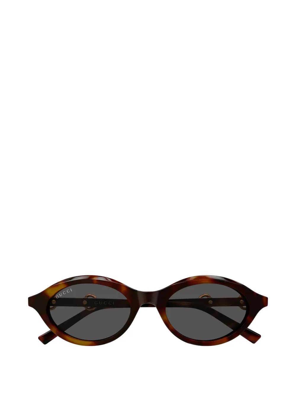 Gucci Eyewear oval-frame sunglasses - Marrone