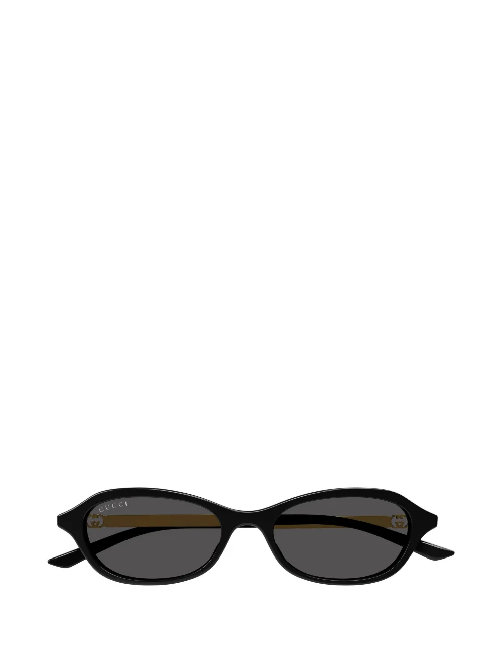 Gucci Eyewear Interlocking G crystal-embellished oval-frame sunglasses