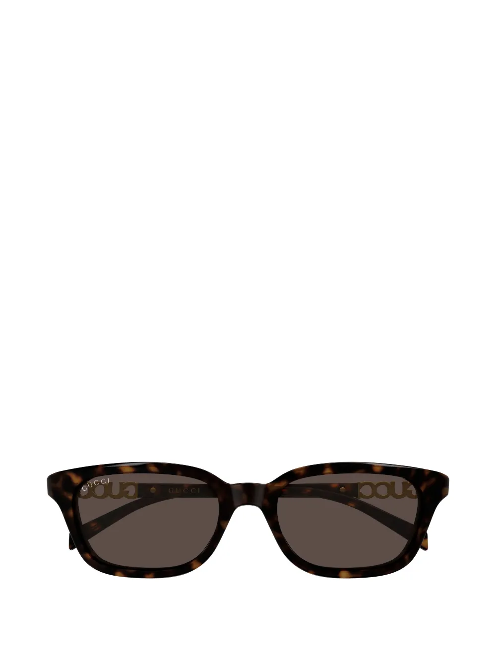 Gucci Eyewear tortoiseshell-effect logo-plaque sunglasses